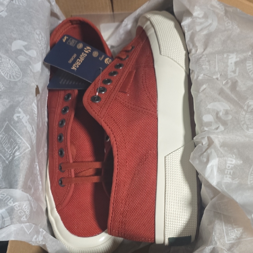 Superga Brown (Burnt Orange )Canvas Sneakers
